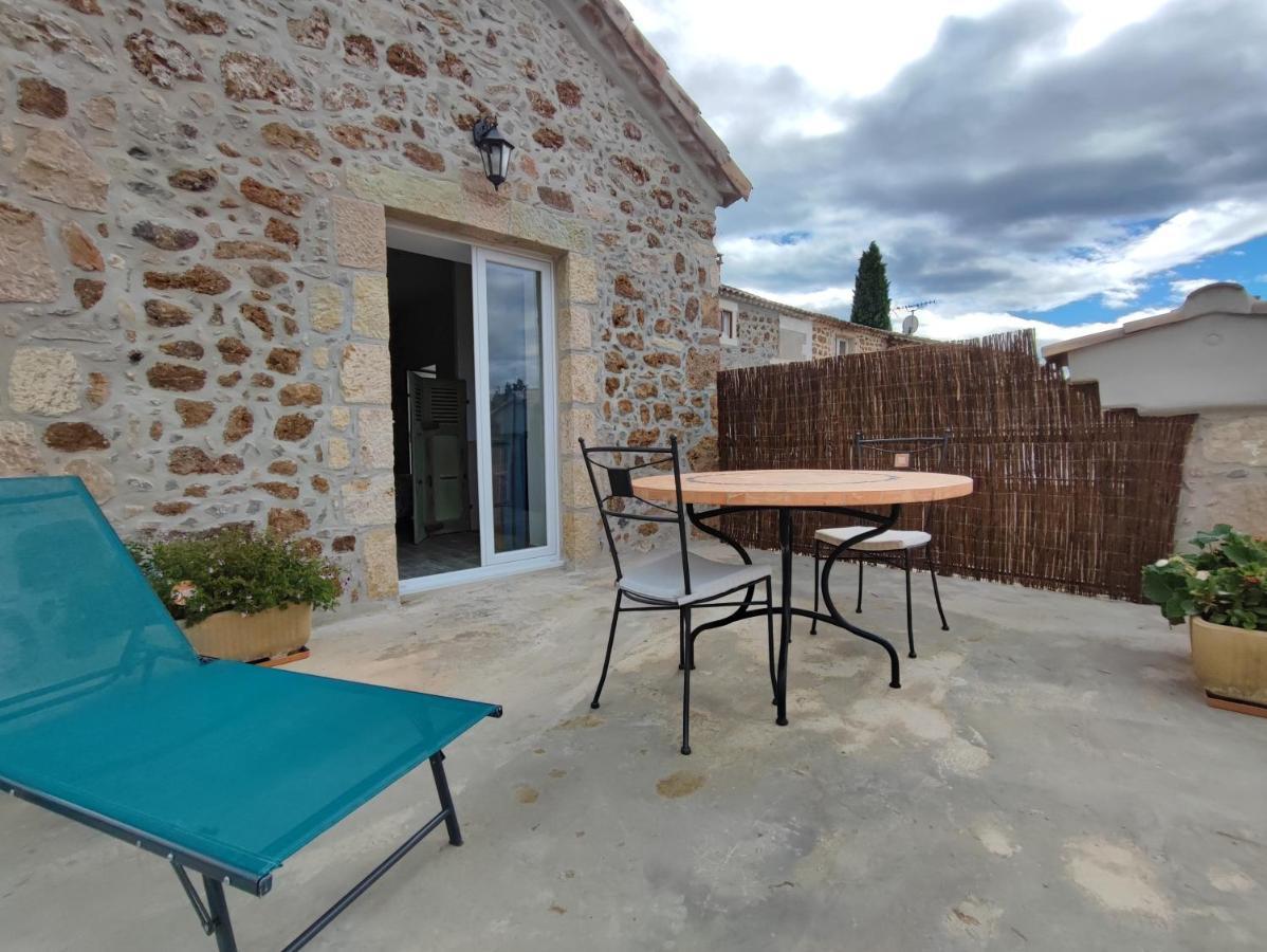 Le Mas De La Charrette Vinezac Bagian luar foto